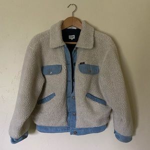 Wrangler Sherpa/ Denim jacket